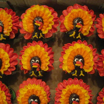 Turkey Cupcakes