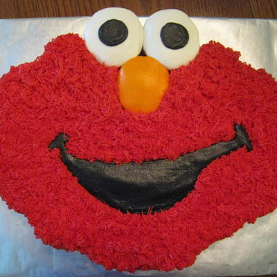 Elmo Cupcake Cake