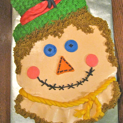 Scarecrow Cupcake Cake