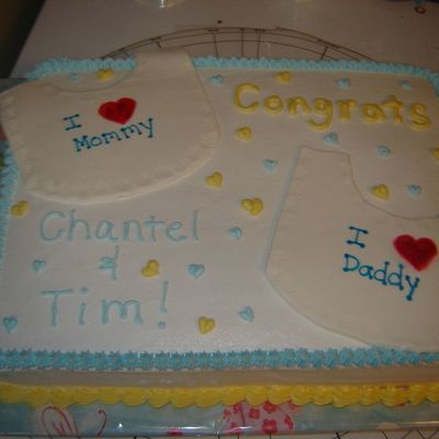Baby Bib Cake