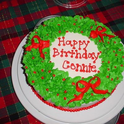 Wreath Birthday Cake