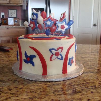 Red White And Blue Birthday