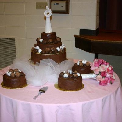 My First Wedding Cake And Fourth Cake Ever