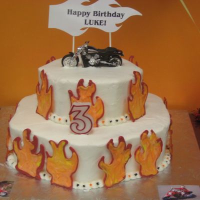 Motorcycle Cake