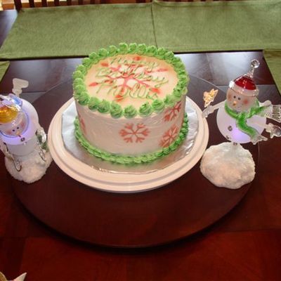 Snow Flake Cake