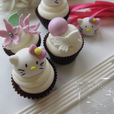 Hello Kitty Cupcakes
