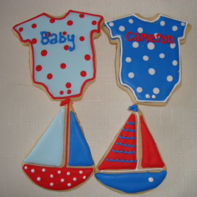 Baby Boy Cookies
