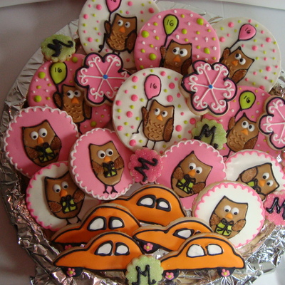 Melissa's 16Th Birthday Cookies