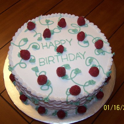 Choc Cake Raspberry Filling