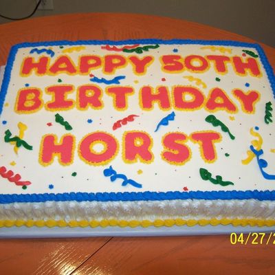 Horst 50Th B Day