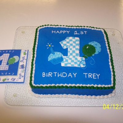 Trey's First Birthday