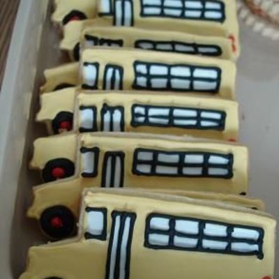 School Bus Cookies