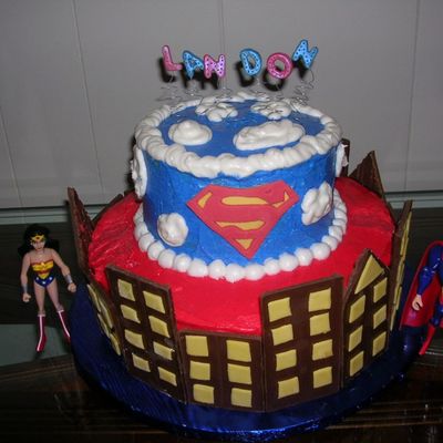 Superman Cake