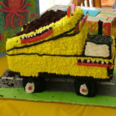 Side View Of Dumptruck