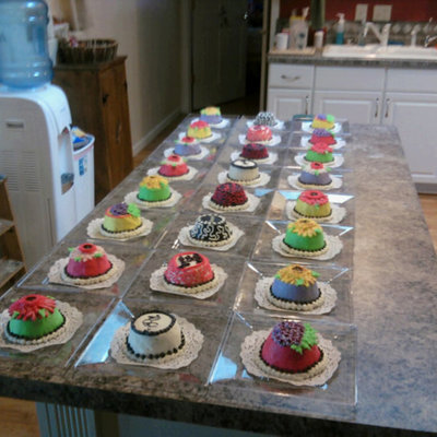 Mini Bridal Shower Cakes