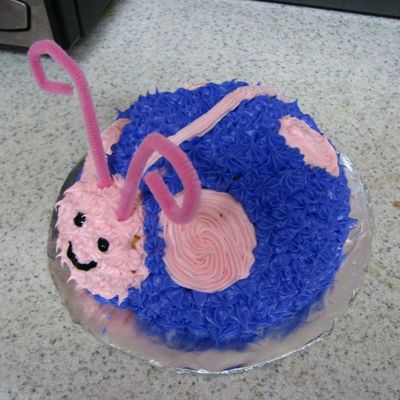 Ladybug Smash Cake