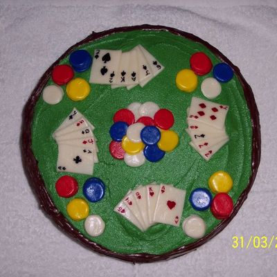 Poker Cake