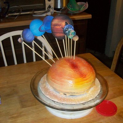 Solar System Cake
