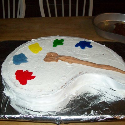 Paint Palet Cake