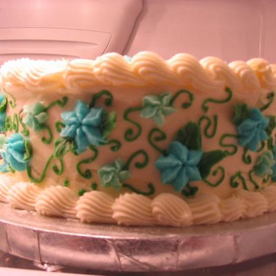 Just A Simple Cake Using Up Leftover Icing