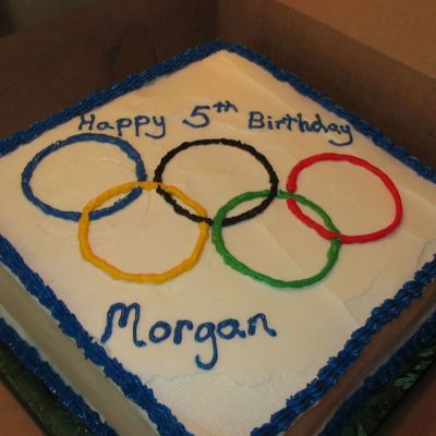 Olympic Theme Cake