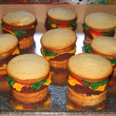 Cheeseburger Cupcakes