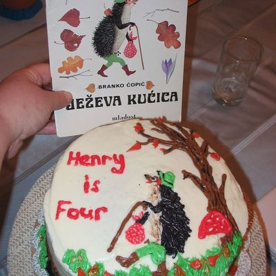 My Son's Favorite Book 4Th Birthday Cake