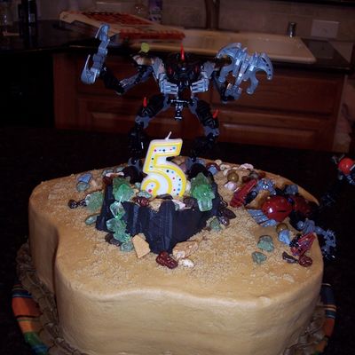 Bionicle Birthday Cake