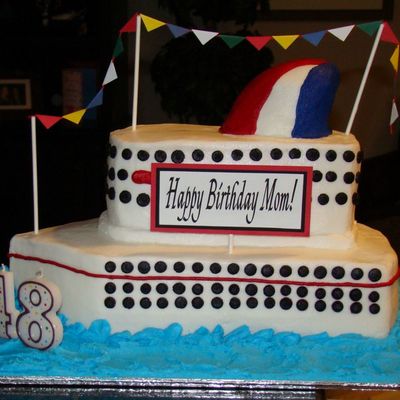 Cruise Ship Cake