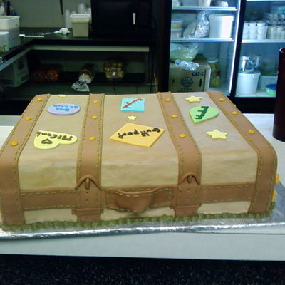 Suitcase Cake