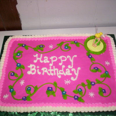 Tinkerbell Cookie Cake