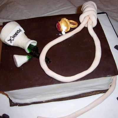 Murder Mystery Party Cake
