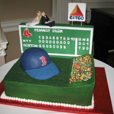 Fenway/red Sox Groom's Cake