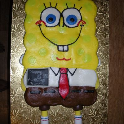 Sponge Bob Cupcake Cake