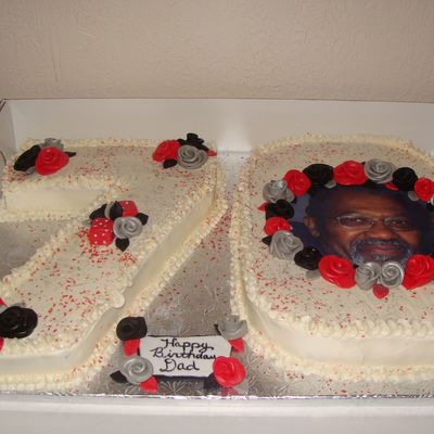 Seventy Birthday Cake