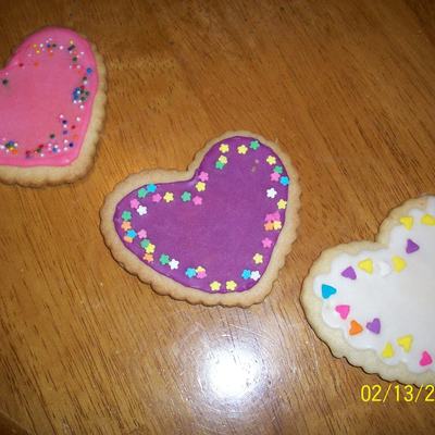 Hearts Sugar Cookies