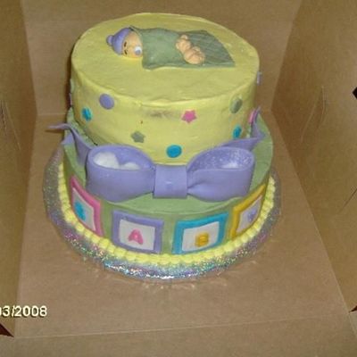 Green And Yellow Baby Shower