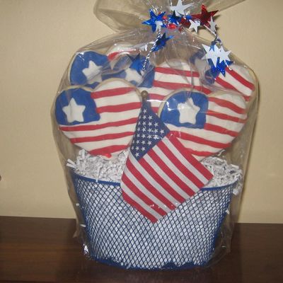 American Flag Hearts