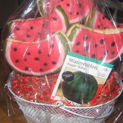 Watermelon Cookies