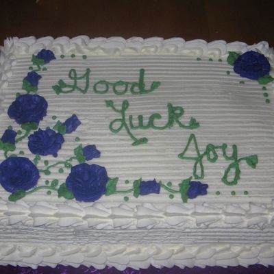Going Away Cake