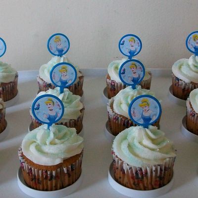 Cinderalla/tiara Princess Cupcakes
