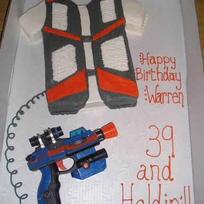 Laser Tag Cake