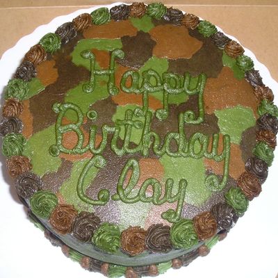 Camo Cake