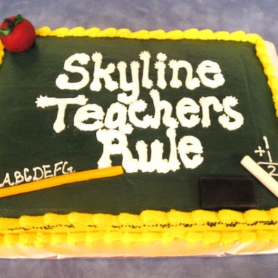 Skyline Teachers Rule Cake
