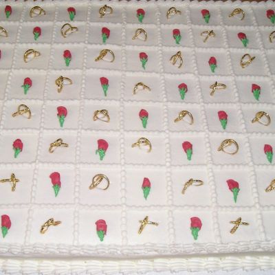 Wedding Rings And Rosebuds