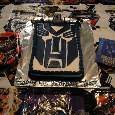 Transformer Cake