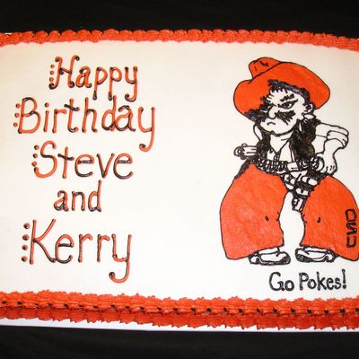 Pistol Pete Birthday Cake