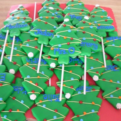 Christmas Tree Cookies