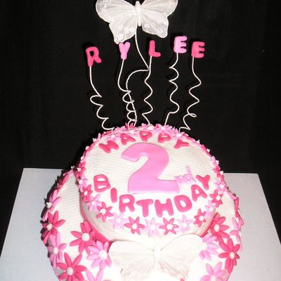 2Nd Birthday Daisy Cake