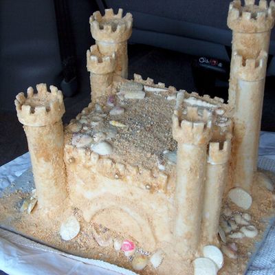 Sand Castle Cake